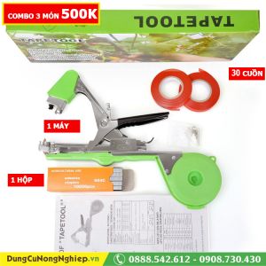 Freeship - Combo máy buộc dây cây trồng + 30 cuồn dây + 1 hộp kim