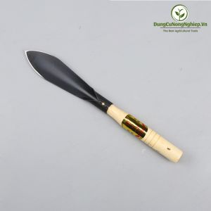 Xẻng mũi nhọn cán gỗ cầm tay mini