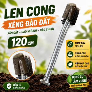 Len cong dài 120cm (xẻng)