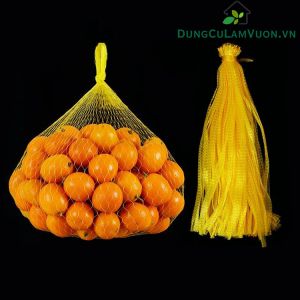 1Kg Túi lưới đựng rau củ quả L200(kg) màu vàng 32cm